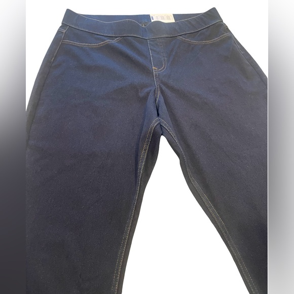 HUE 🦋Dark Blue Jeggings for Women 💙💙💙NWT💙💙 size Large - Picture 2 of 12